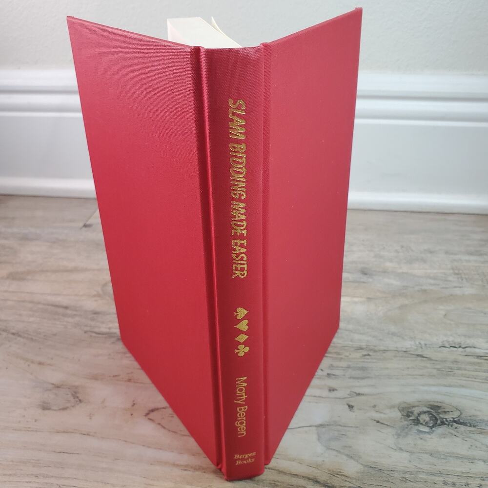 Slam Bidding Made Easier - Marty Bergen Hardcover No Dust Jacket